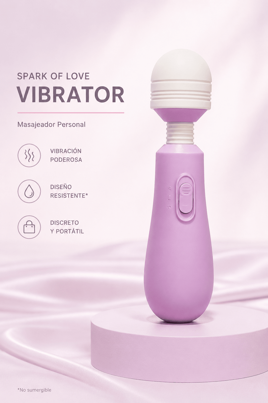 Mini Vibrador discreto Tipo Micrófono 