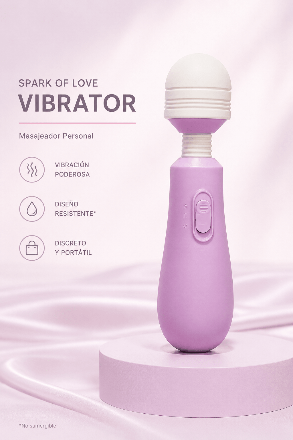 Mini Vibrador discreto Tipo Micrófono 