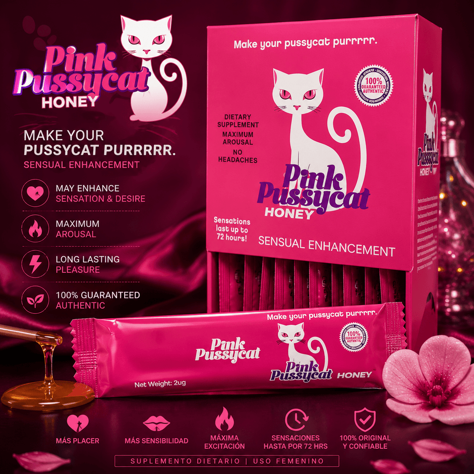 Miel afrodisíaca Pink Pussycat Honey