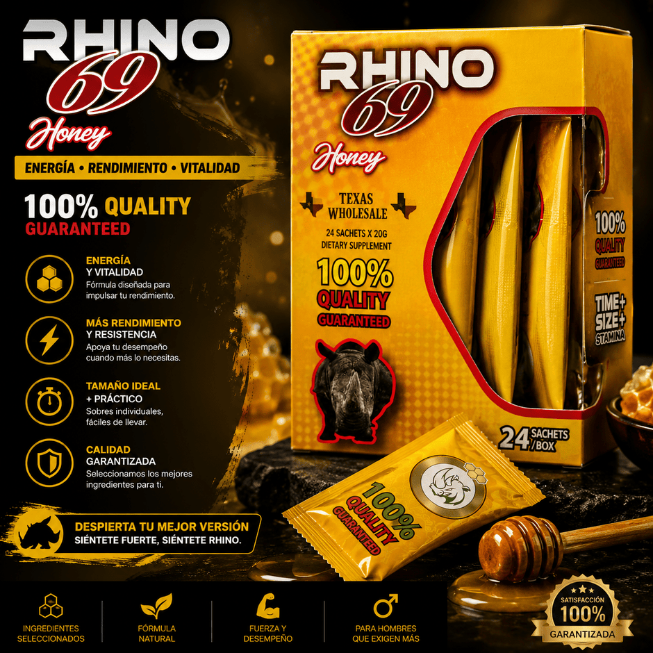 Rhino 69 Honey miel afrodisíaca