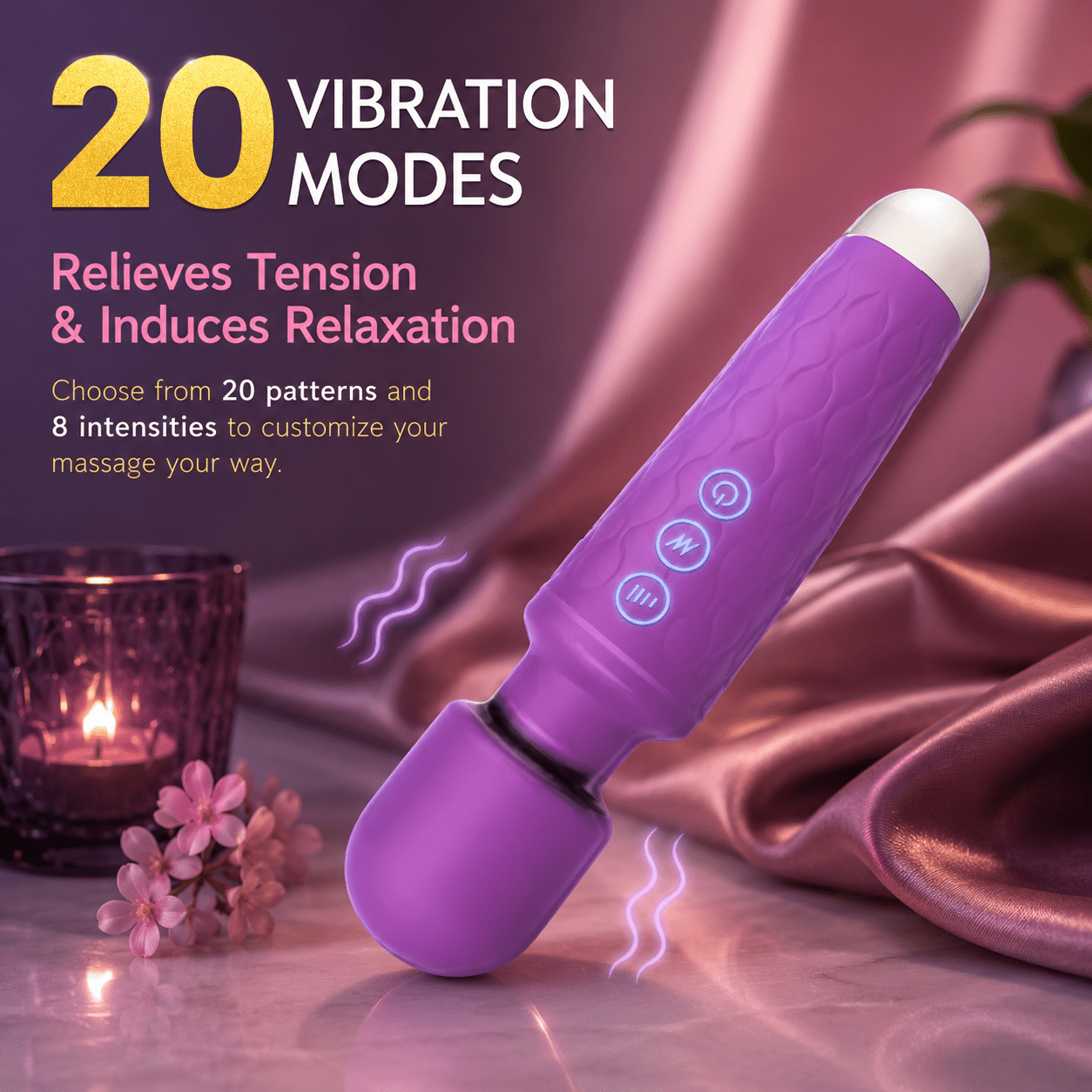 Varita Vibratoria Tipo Micrófono ✨💜 - Sin Culpa Mx