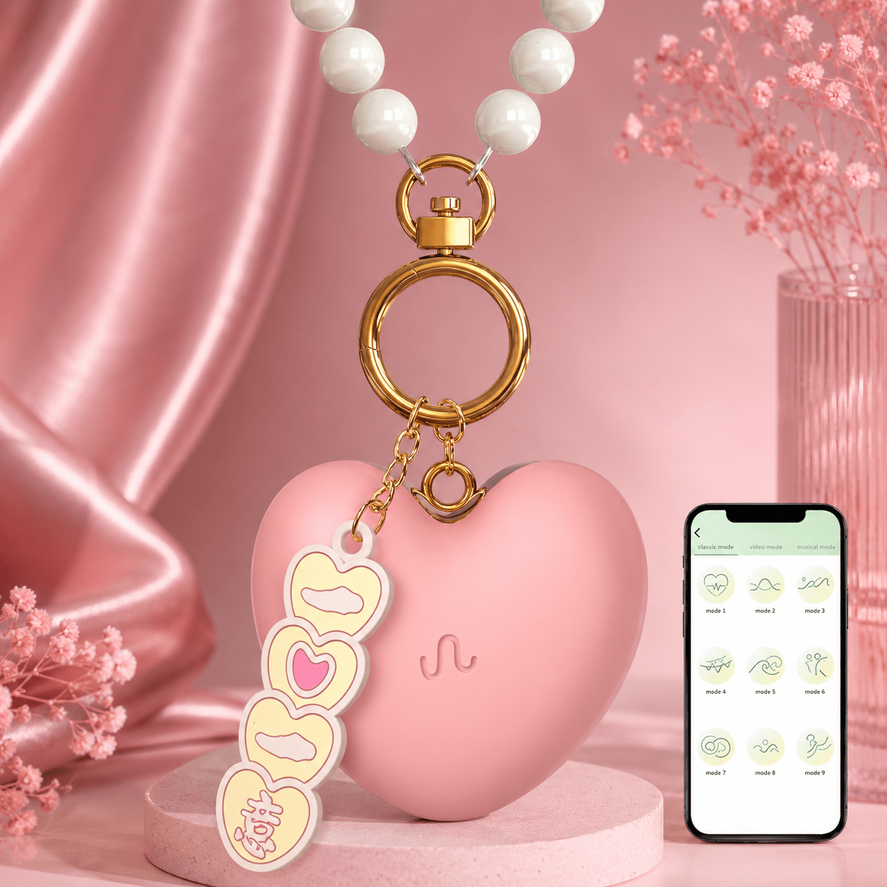 Vibrador Corazón Llavero 🔥💞 - Sin Culpa Mx