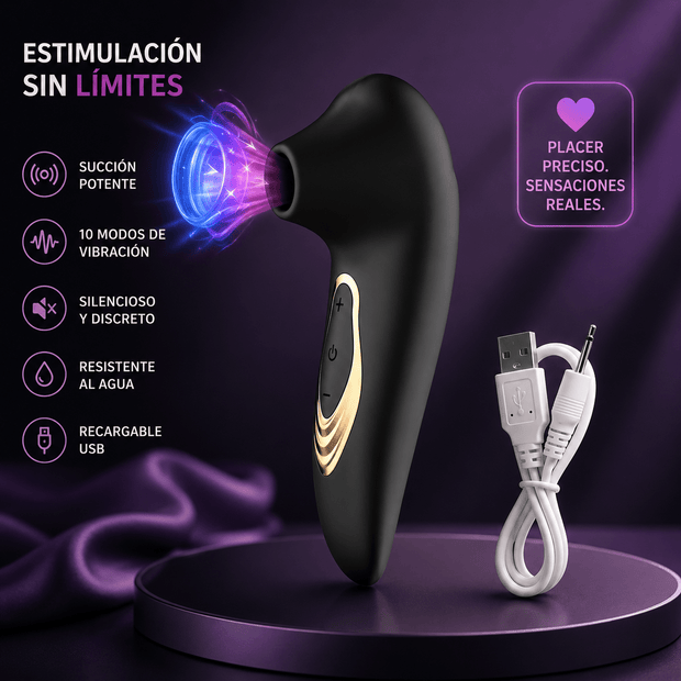 Vibrador de Succión Pulse 💖 - Sin Culpa Mx